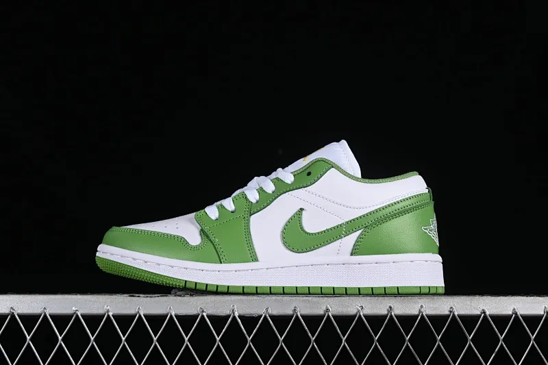 All categories Air Jordan Jordan series basketball shoes Air Jordan 1 Low Air Jordan 1 Low AJ1 Joe 1 white green low-top cultural basketball shoes HF4823-100